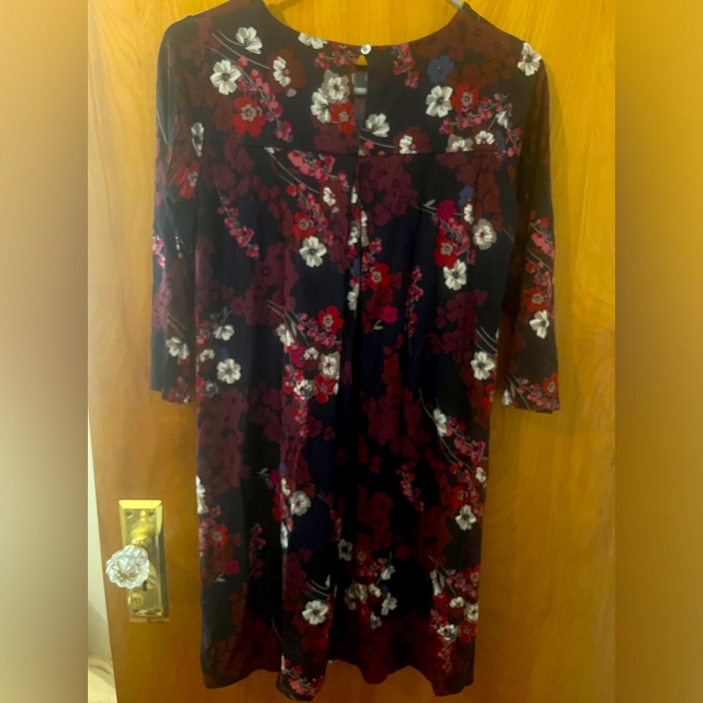 J Jill PS floral print dress